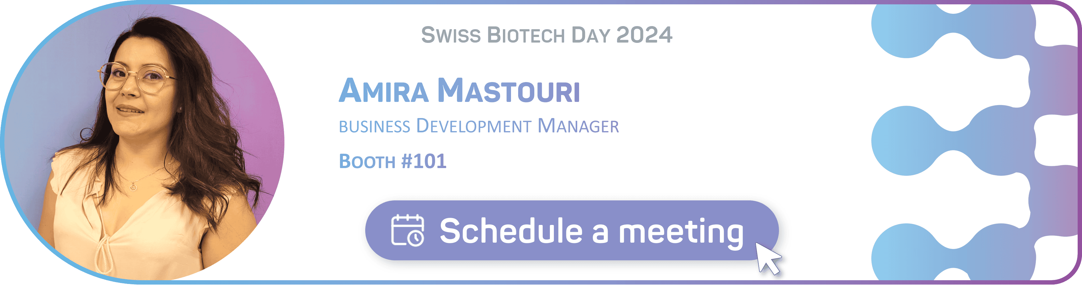 Amira Swiss Biotech Day Swiss Biotech Day