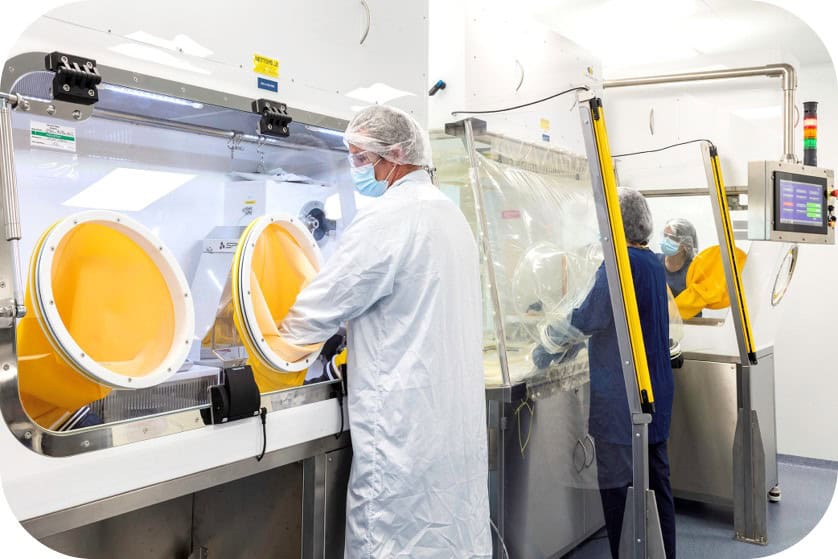 Single-use isolator for aseptic filling - GTP Bioways