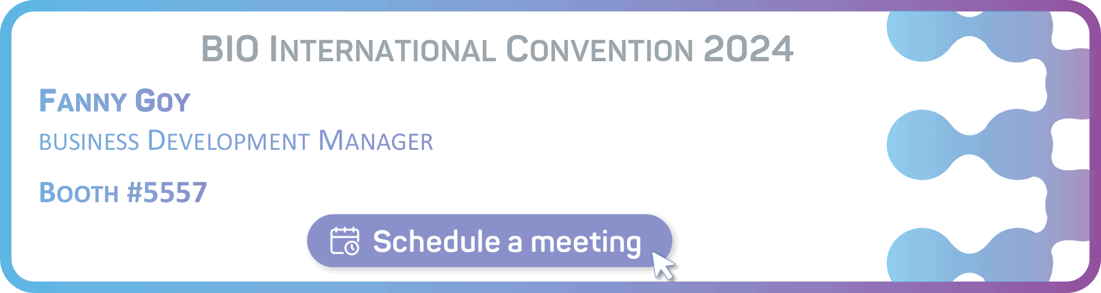 Schedule a meeting with Fanny Goy Schedule a meeting with Fanny Goy- GTP Bioways